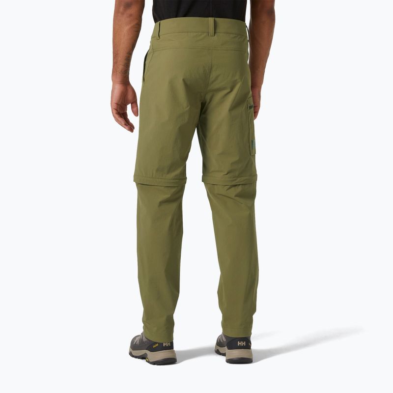 Чоловічі штани з софтшелу Helly Hansen Brono Softshell Zip Off terrain green 2