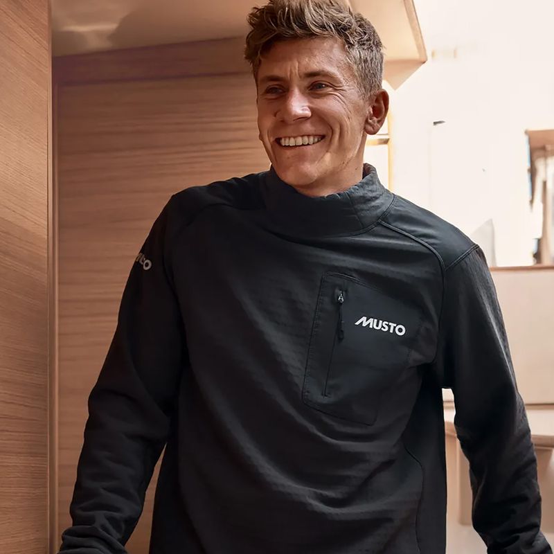 Кофта вітрильна чоловіча Musto Storm Fleece Midlayer carbon 8