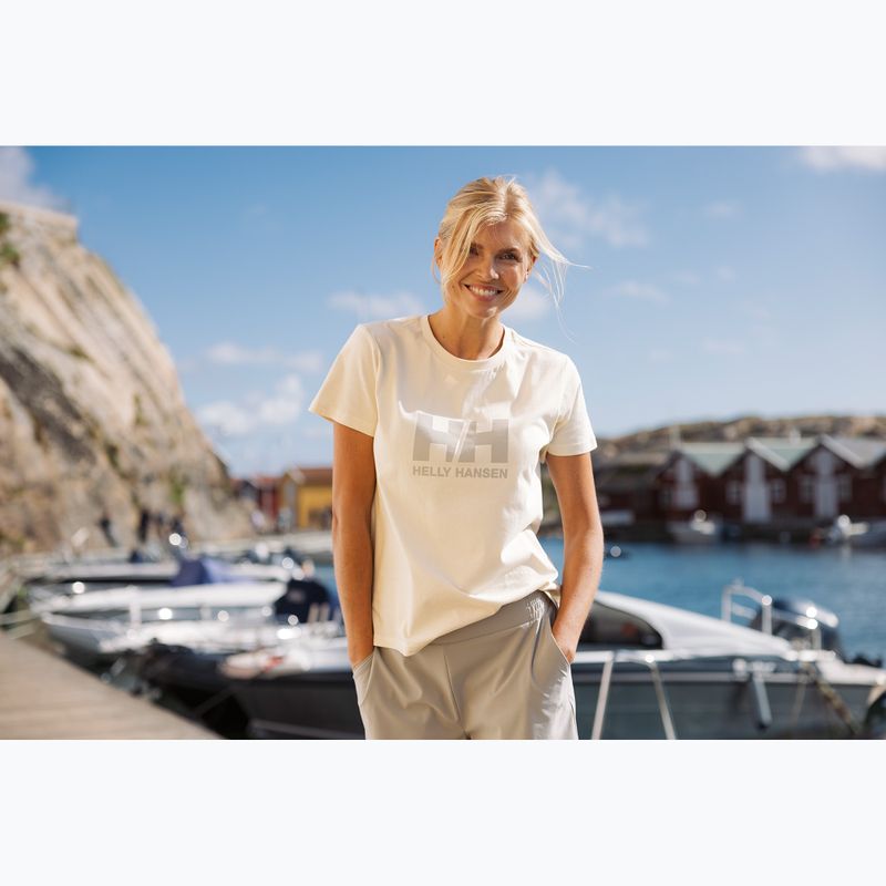 Футболка жіноча Helly Hansen Logo 3.0 cream 3