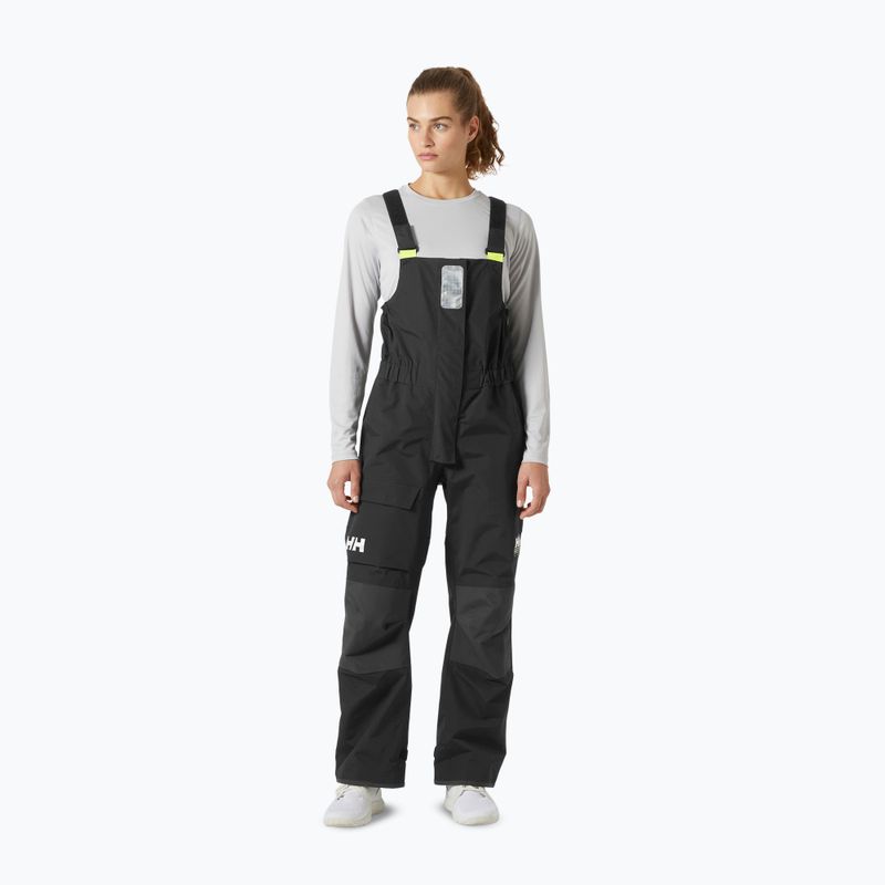 Штани вітрильні жіночі Helly Hansen Pier 4.0 Bib ebony