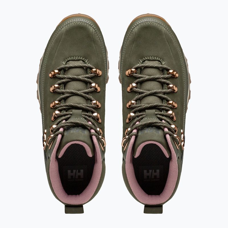 Черевики трекінгові жіночі Helly Hansen The Forester Premium utility green/cream 5