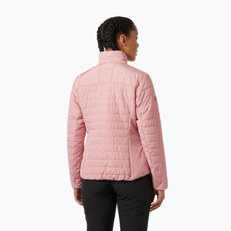 Куртка вітрильна жіноча Helly Hansen Crew Insulator 2.0 pink salt 2