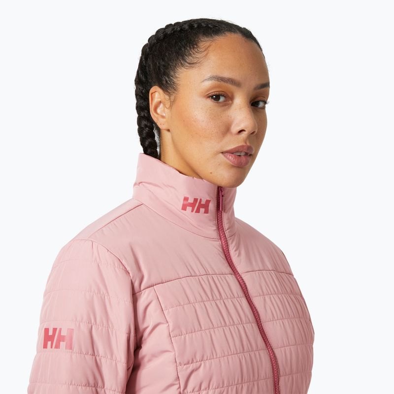 Куртка вітрильна жіноча Helly Hansen Crew Insulator 2.0 pink salt 3