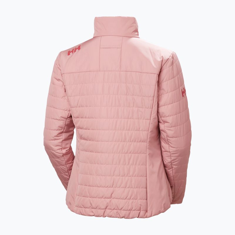 Куртка вітрильна жіноча Helly Hansen Crew Insulator 2.0 pink salt 6