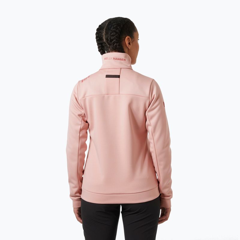 Кофта вітрильна жіноча Helly Hansen Crew Fleece pink salt 2