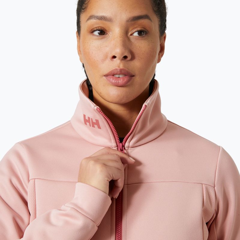 Кофта вітрильна жіноча Helly Hansen Crew Fleece pink salt 3