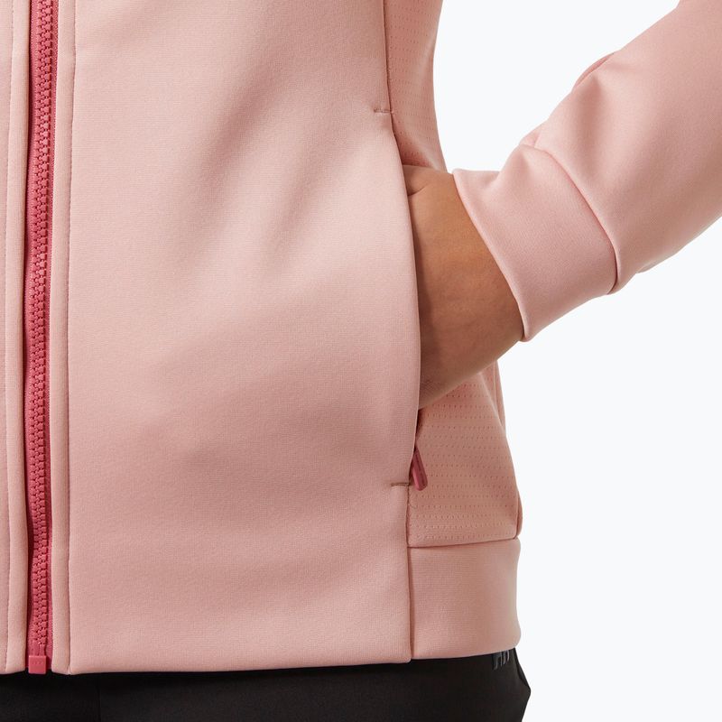 Кофта вітрильна жіноча Helly Hansen Crew Fleece pink salt 4