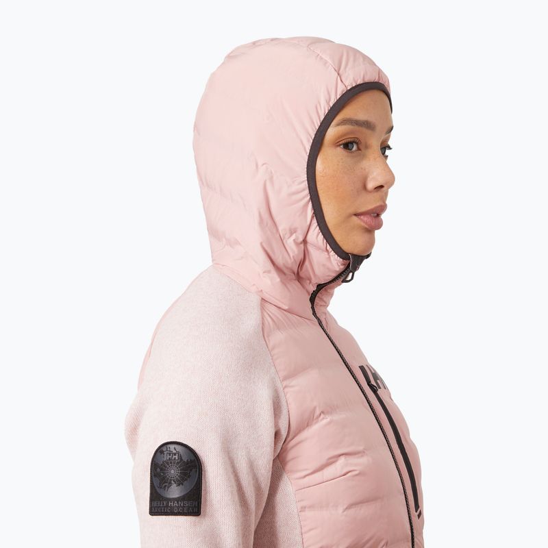Куртка вітрильна жіноча Helly Hansen Arctic Ocean Hybrid Insulator pink salt 3