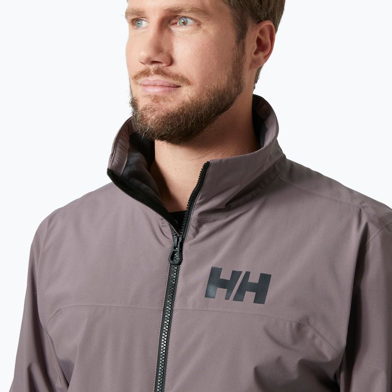 Куртка вітрильна чоловіча Helly Hansen HP Racing Lifaloft Bomber sparrow grey 3