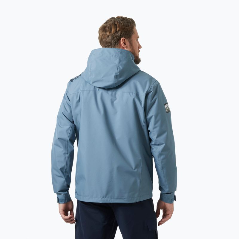 Куртка вітрильна чоловіча Helly Hansen Crew Hooded Midlayer 2 washed navy 2