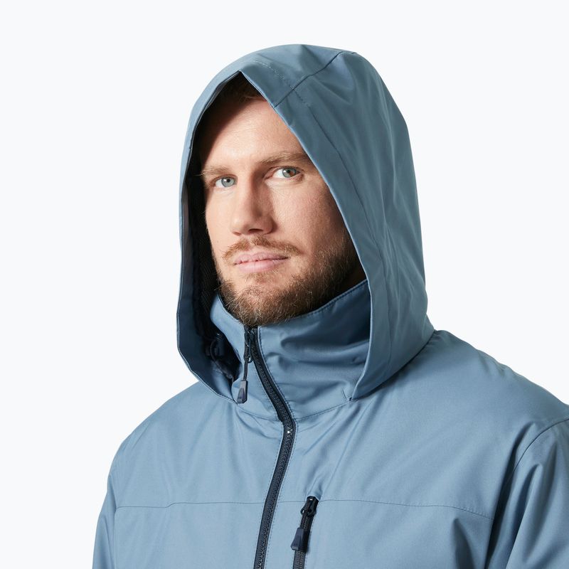 Куртка вітрильна чоловіча Helly Hansen Crew Hooded Midlayer 2 washed navy 3