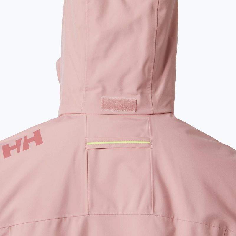 Куртка вітрильна жіноча Helly Hansen Crew Hooded Midlayer 2.0 pink salt 3