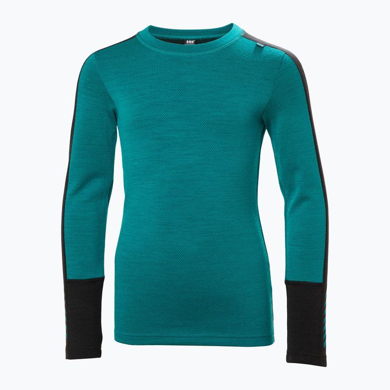 Комплект термобілизни дитячий Helly Hansen JR Lifa Merino Midweight signal green 6