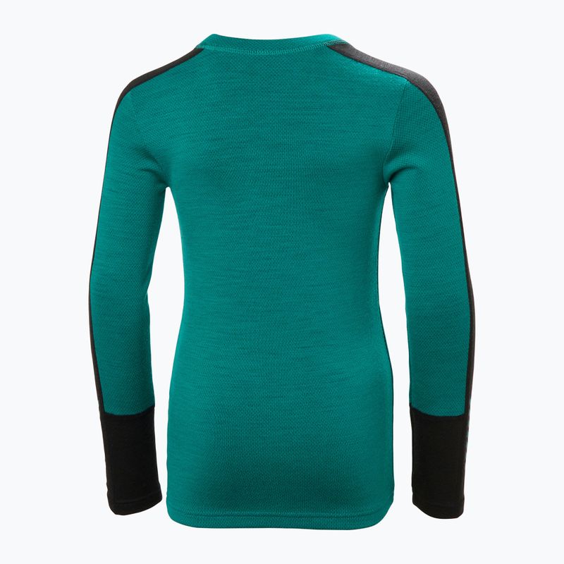 Комплект термобілизни дитячий Helly Hansen JR Lifa Merino Midweight signal green 7