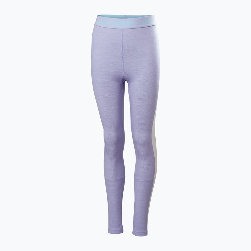 Комплект термобілизни дитячий Helly Hansen JR Lifa Merino Midweight bright lavender 8