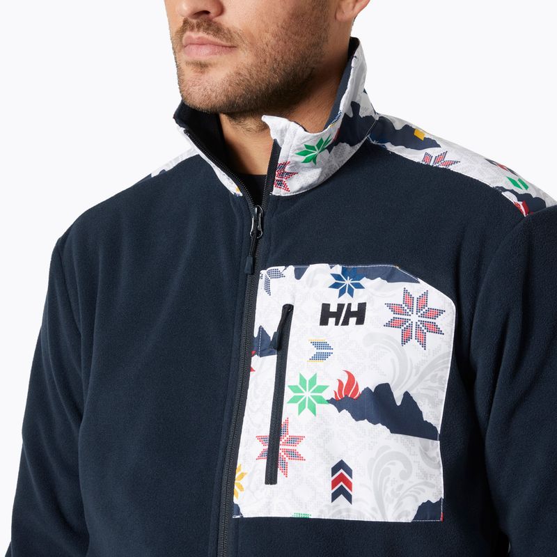 Кофта чоловіча Helly Hansen Daybreaker Block navy cortina aop 3