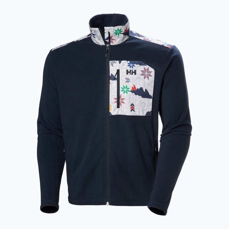 Кофта чоловіча Helly Hansen Daybreaker Block navy cortina aop 5
