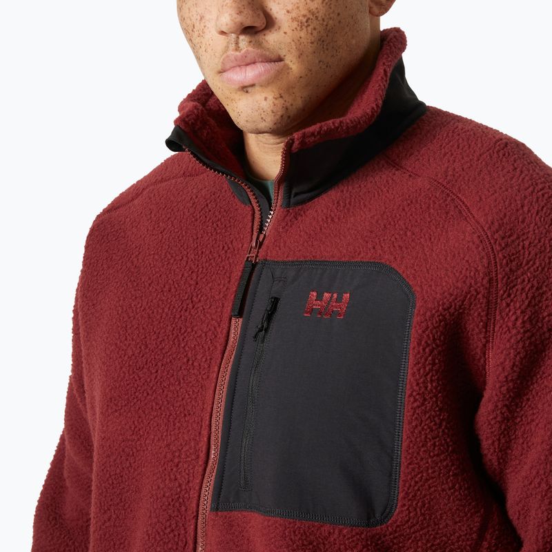 Кофта чоловіча Helly Hansen Panorama Pile Block mars red 3
