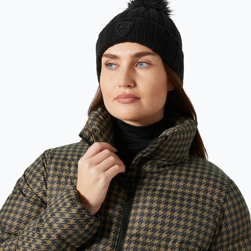 Пуховик жіночий Helly Hansen Jade Puffer sepia houndstooth aop 3