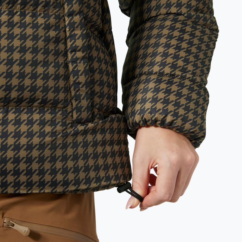 Пуховик жіночий Helly Hansen Jade Puffer sepia houndstooth aop 5