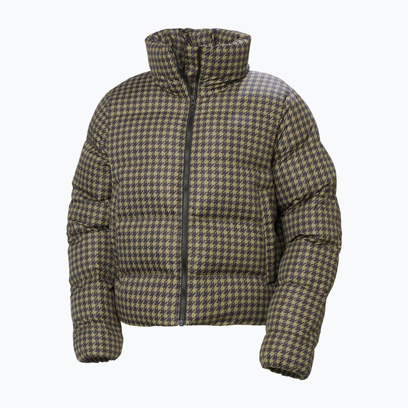 Пуховик жіночий Helly Hansen Jade Puffer sepia houndstooth aop 6