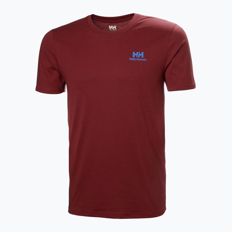 Футболка чоловіча Helly Hansen Nord Graphic mars red 4