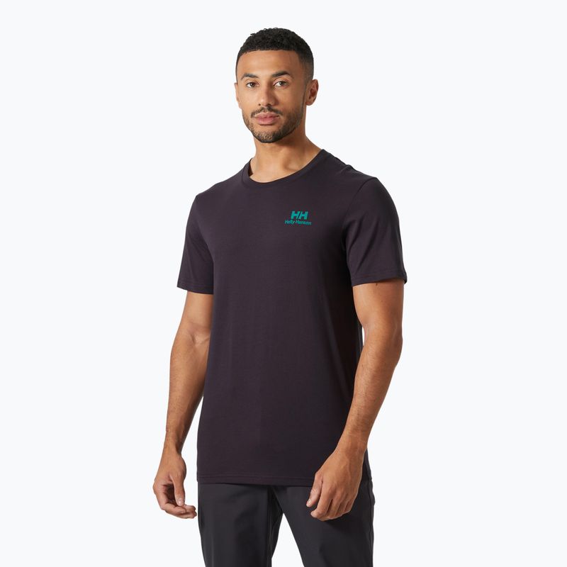 Футболка чоловіча Helly Hansen Nord Graphic black grape