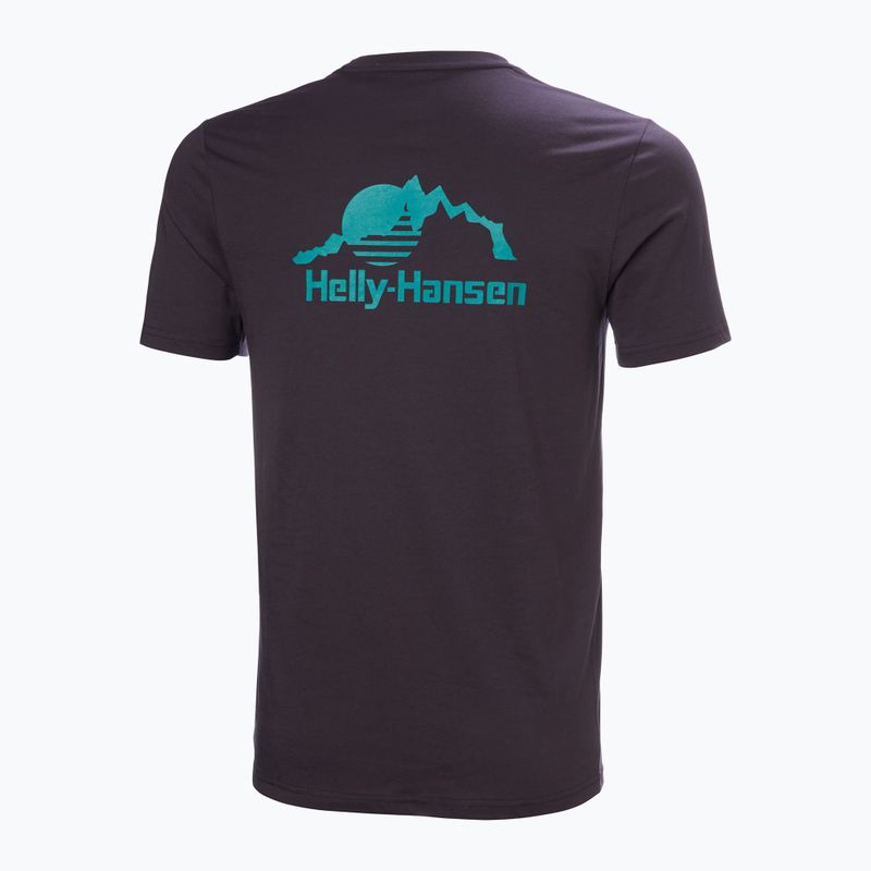 Футболка чоловіча Helly Hansen Nord Graphic black grape 5