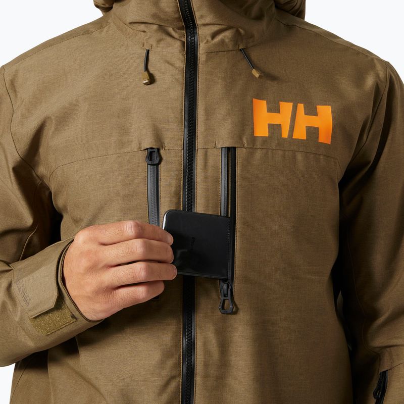 Куртка гірсько-лижна чоловіча Helly Hansen Garibaldi 2.0 sepia 4