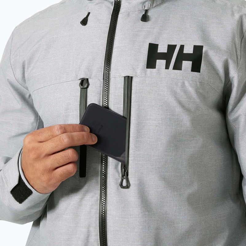 Куртка гірсько-лижна чоловіча Helly Hansen Garibaldi 2.0 grey/melange 4
