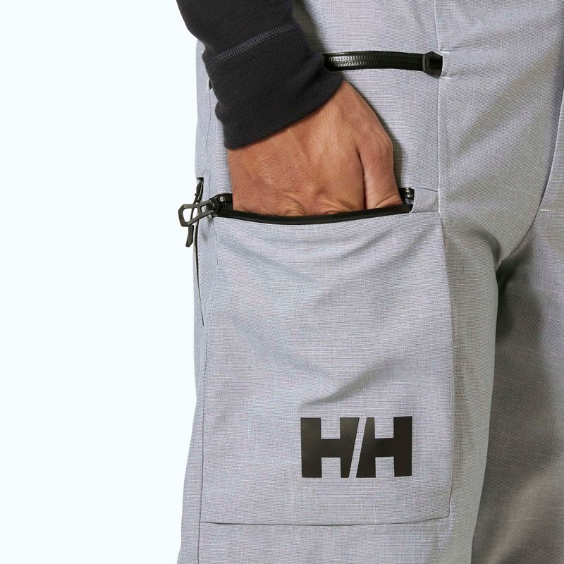 Штани лижні чоловічі Helly Hansen Garibaldi 2.0 grey/melange 4