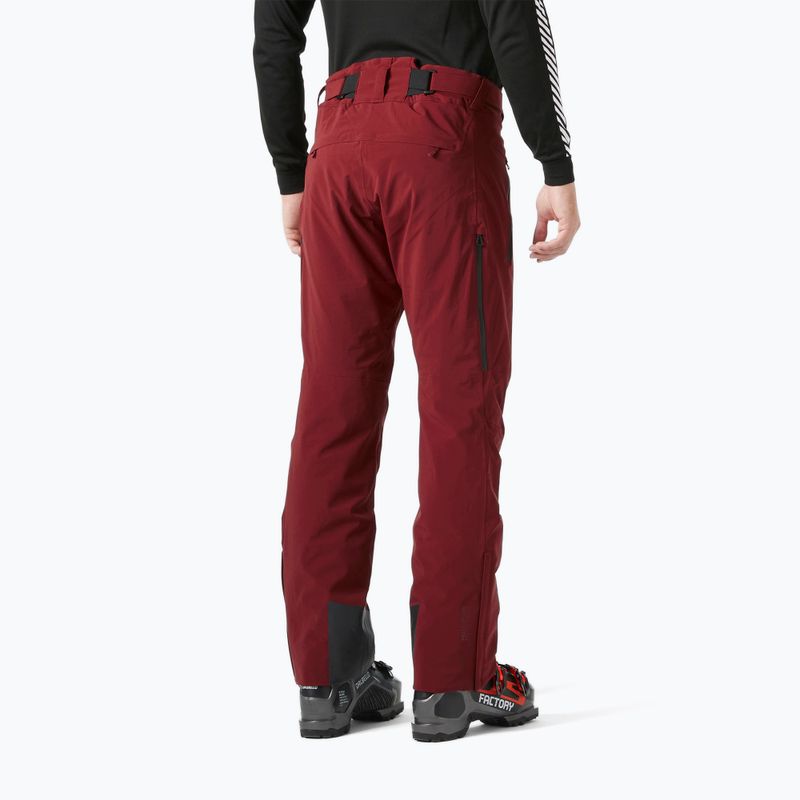 Штани лижні чоловічі Helly Hansen Alpha Lifaloft mars red 2