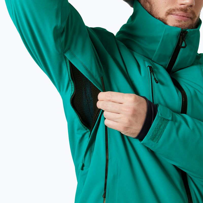 Куртка гірсько-лижна чоловіча Helly Hansen Alpha 4.0 signal green 5