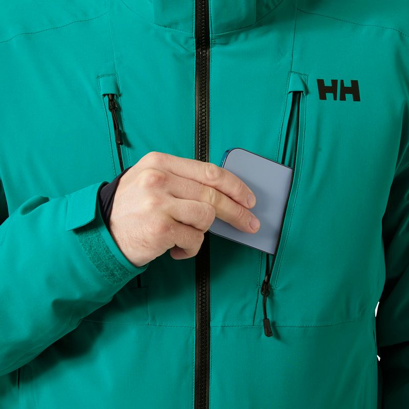 Куртка гірсько-лижна чоловіча Helly Hansen Alpha 4.0 signal green 6