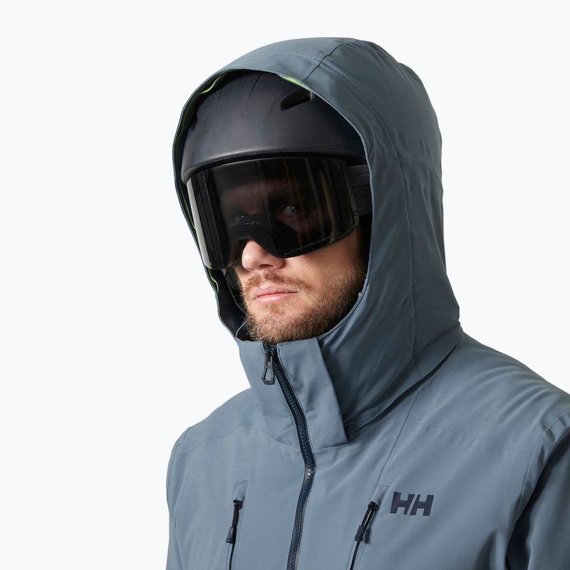 Куртка гірсько-лижна чоловіча Helly Hansen Alpha 4.0 washed navy 2