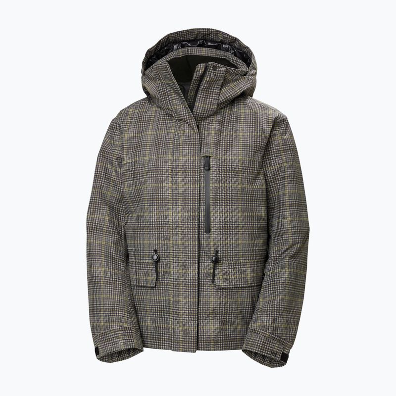 Куртка лижна жіноча Helly Hansen Nora Insulated 2.0 pebble broxburn plaid aop 3