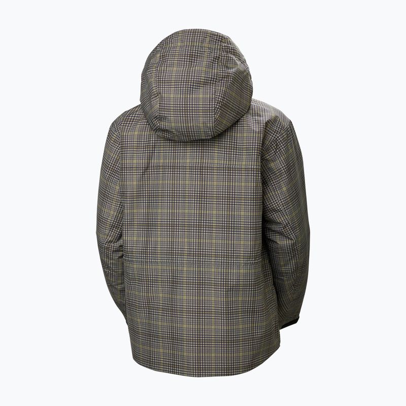 Куртка лижна жіноча Helly Hansen Nora Insulated 2.0 pebble broxburn plaid aop 4