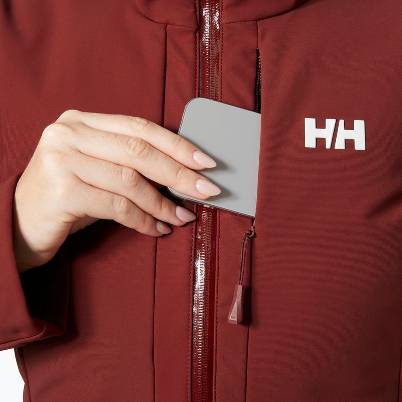 Куртка лижна жіноча Helly Hansen Avanti 3-In-1 Softshell Jacket mars red 5