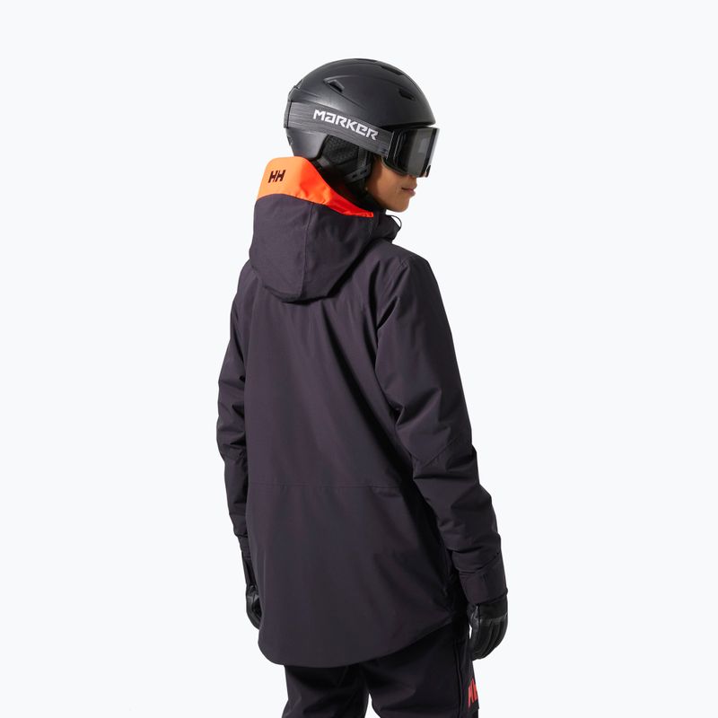 Куртка гірсько-лижна жіноча Helly Hansen Whitewall Lifaloft 3.0 black grape 2