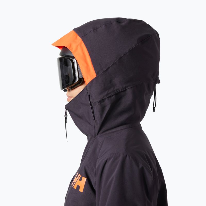 Куртка гірсько-лижна жіноча Helly Hansen Whitewall Lifaloft 3.0 black grape 3