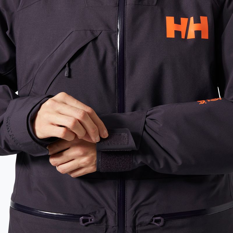 Куртка гірсько-лижна жіноча Helly Hansen Whitewall Lifaloft 3.0 black grape 4