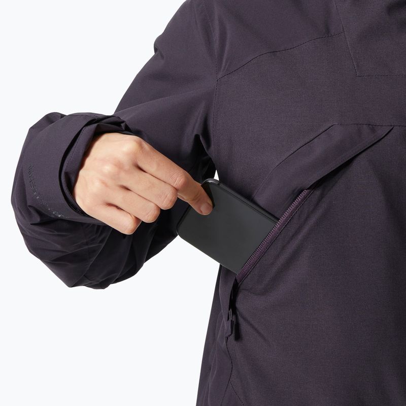 Куртка гірсько-лижна жіноча Helly Hansen Whitewall Lifaloft 3.0 black grape 6