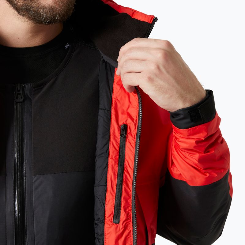 Куртка вітрильна Helly Hansen Aegir Midlayer alert red 7