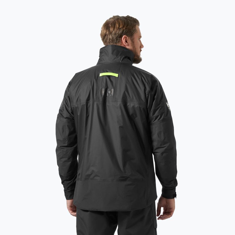 Куртка вітрильна Helly Hansen Aegir Midlayer black 2