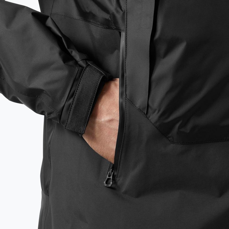 Куртка вітрильна Helly Hansen Aegir Midlayer black 5