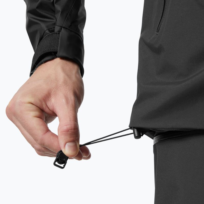 Куртка вітрильна Helly Hansen Aegir Midlayer black 6