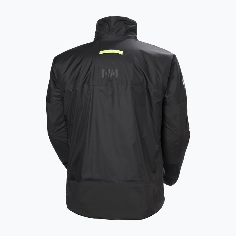 Куртка вітрильна Helly Hansen Aegir Midlayer black 8