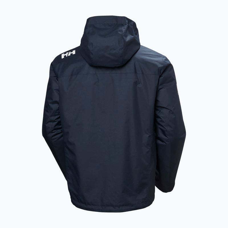 Куртка вітрильна чоловіча Helly Hansen Crew Hooded Pile navy 7