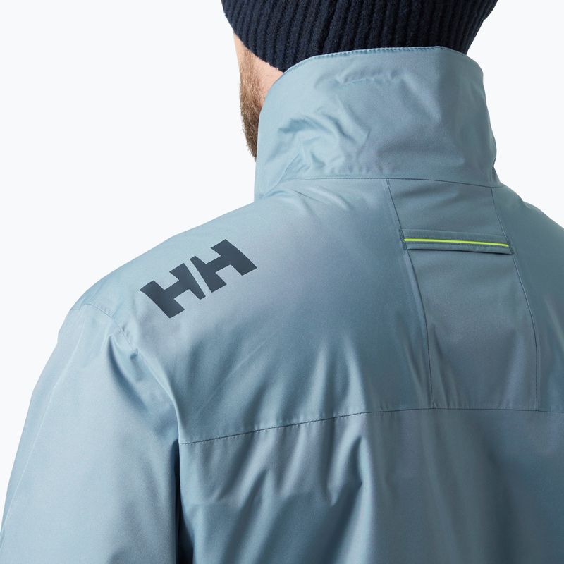 Куртка вітрильна чоловіча Helly Hansen Crew Hooded Pile washed navy 3