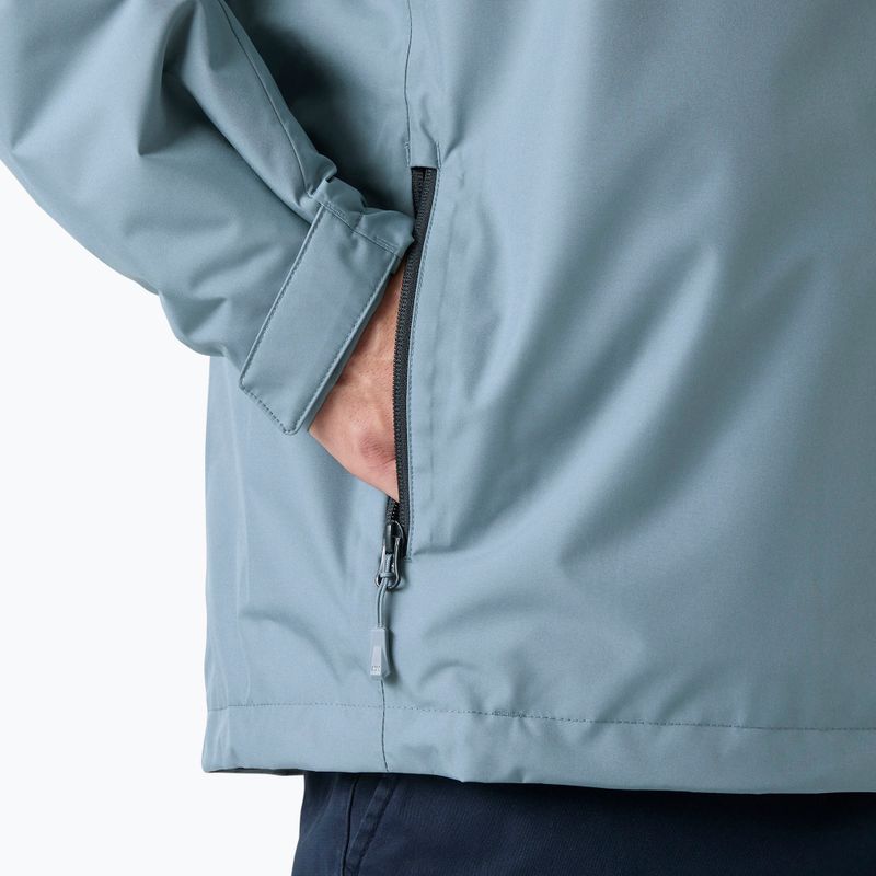 Куртка вітрильна чоловіча Helly Hansen Crew Hooded Pile washed navy 6